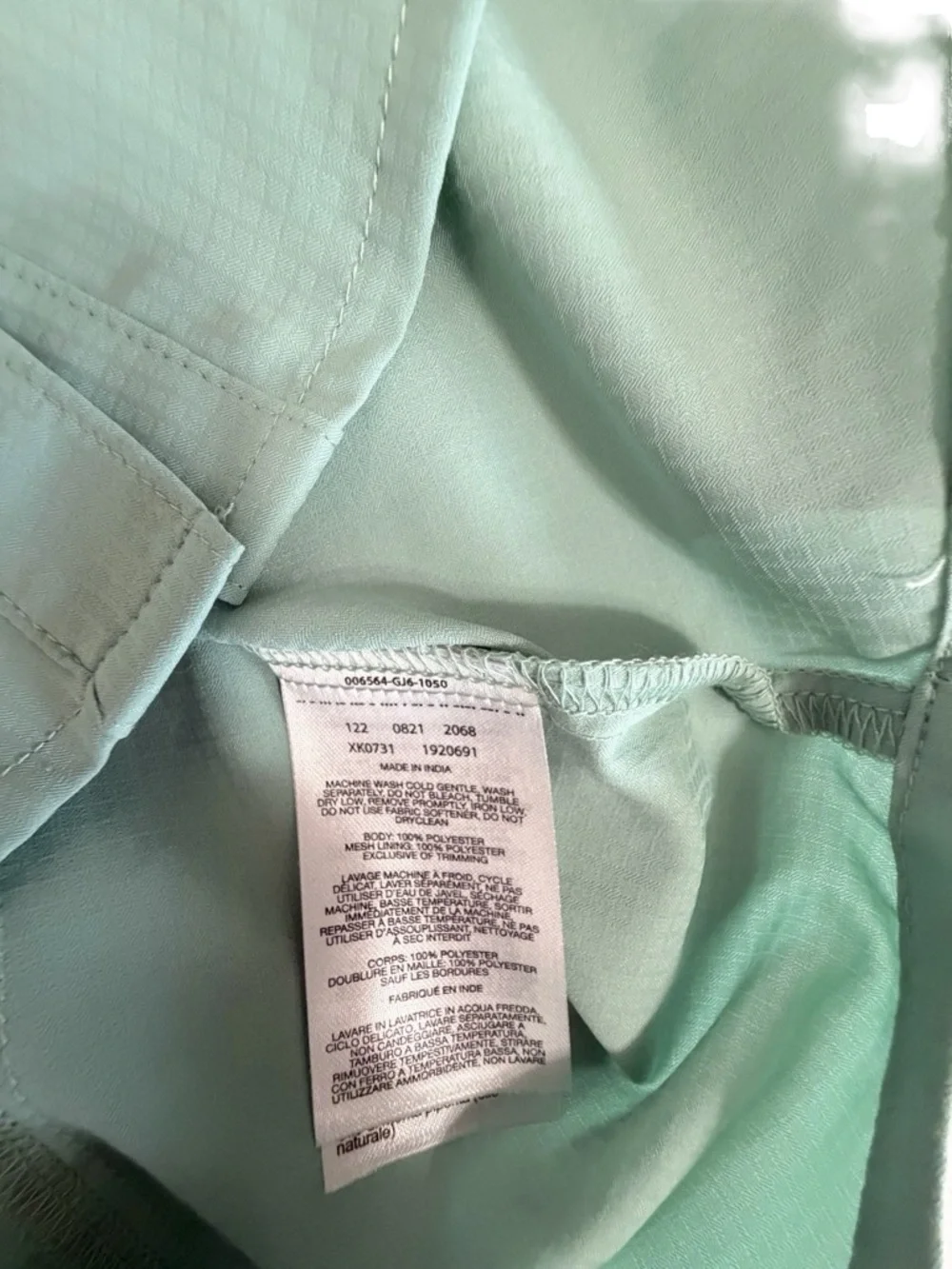 Columbia Mint Green Long-Sleeve Outdoor Shirt - Picture 3 of 5